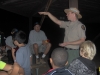 Interpretive Specialist John Clagett chats with the kids.